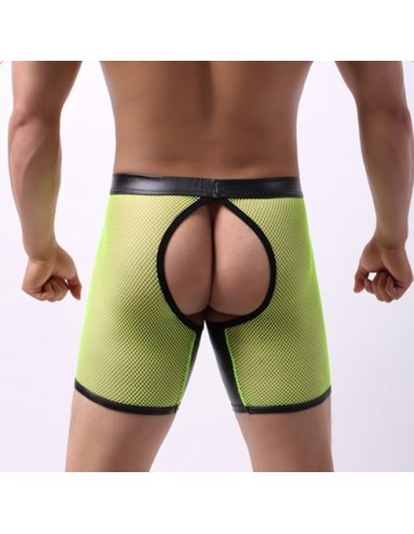 Bottomless Long OPEN IT Jaune Neon