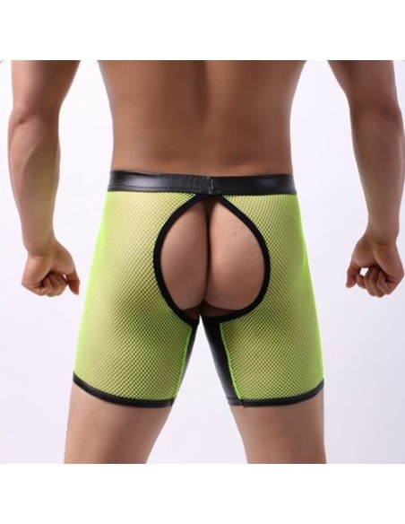 Bottomless Long OPEN IT Jaune Neon