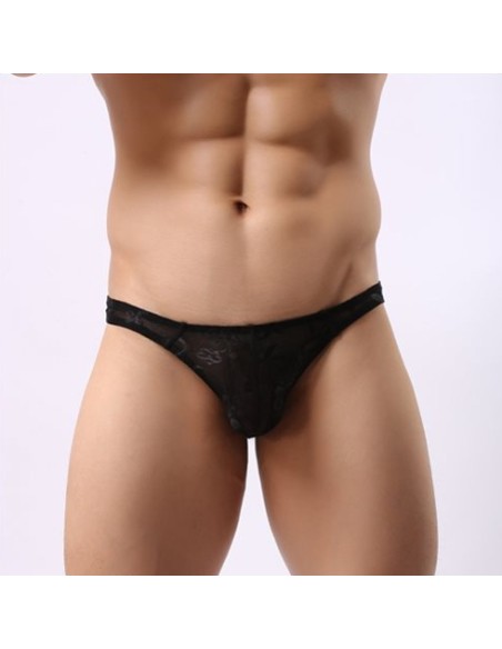 String Dentelle MANKINI Noir