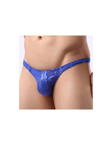 String Dentelle MANKINI Bleu String Dentelle MANKINI Bleu