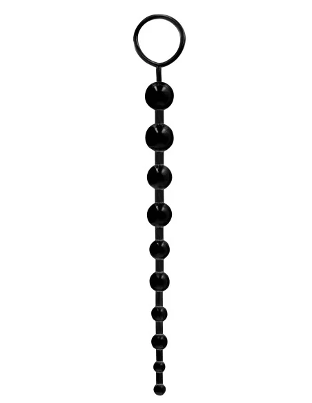Boules anales Chaîne 26 x 2.3cm Noir Boules anales Chaîne 26 x 2.3cm Noir