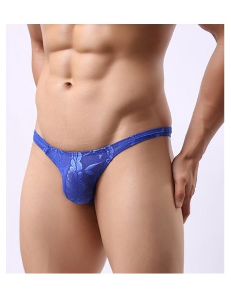 String Dentelle MANKINI Bleu String Dentelle MANKINI Bleu
