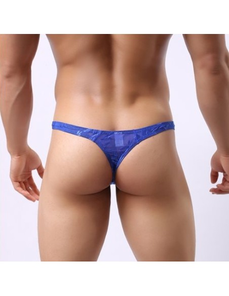 String Dentelle MANKINI Bleu String Dentelle MANKINI Bleu