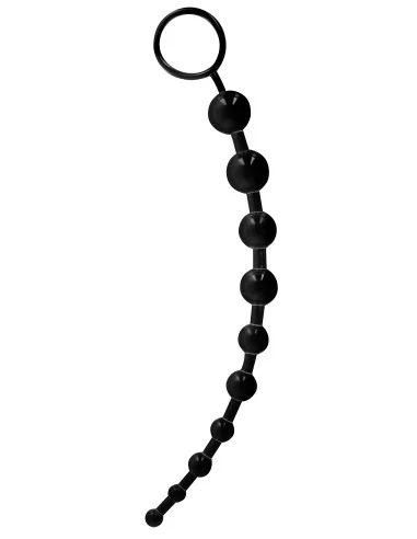 Boules anales Chaîne 26 x 2.3cm Noir