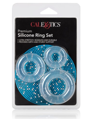Lot de 3 cockrings Ring Set Transparents