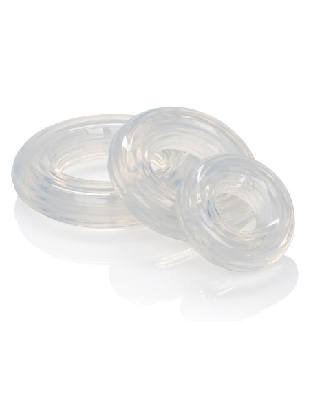 Lot de 3 cockrings Ring Set Transparents