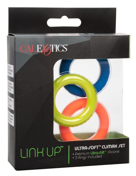 Lot de 3 cockrings Link Up Climax 38mm