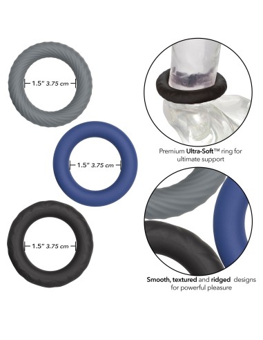 Lot de 3 cockrings Link Up Extrême 38mm