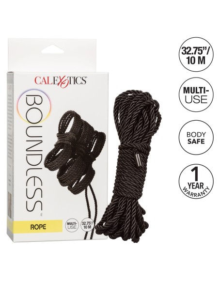 Corde de bondage Boundless 10m Noire Corde de bondage Boundless 10m Noire