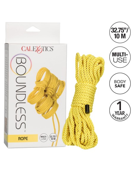 Corde de bondage Boundless 10m Jaune