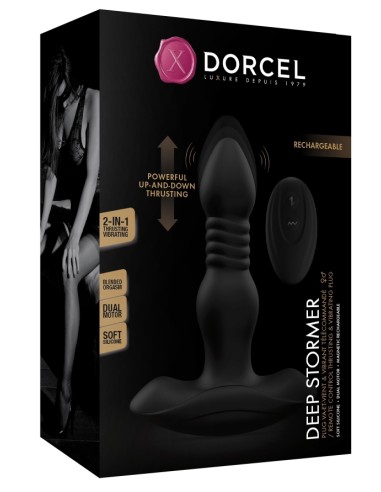 Plug vibrant Deep Stormer Dorcel 11.5 x 3.7cm