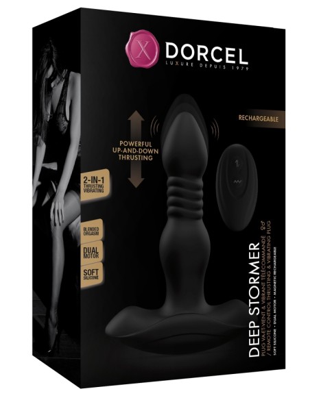 Plug vibrant Deep Stormer Dorcel 11.5 x 3.7cm