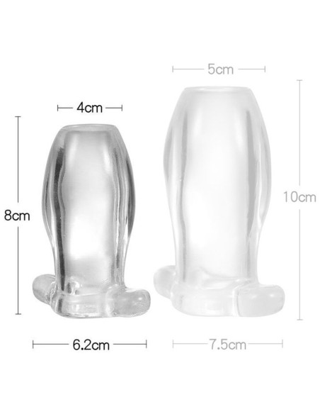 Plug Tunnel Anal Nymbus Transparent 7 x 4 cm