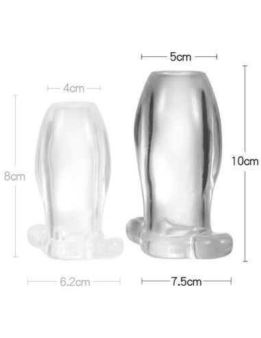 Plug Tunnel Anal Nymbus Transparent 8.5 x 4.7cm