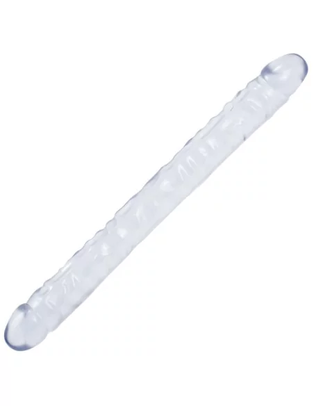 Double gode Jelly Clear 44 x 4.3 cm