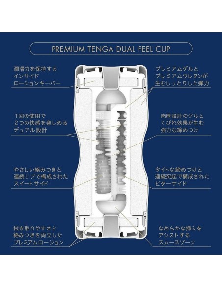 Masturbateur Tenga Premium Dual Feel Cup