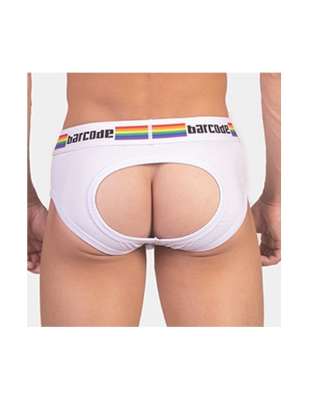 Backless PRIDE Blanc