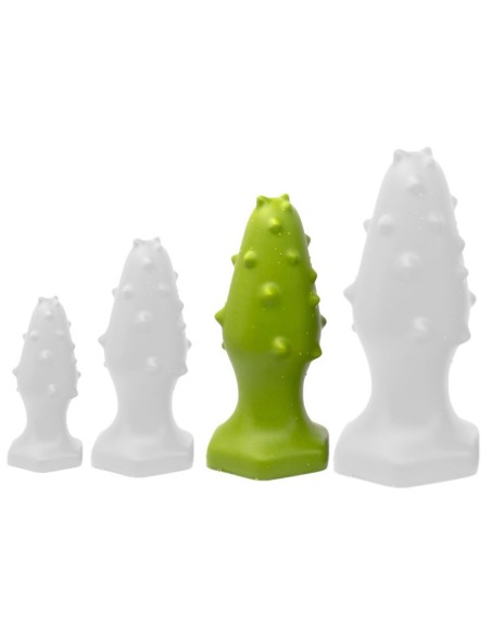 Plug silicone Monster Spike L 14 x 5.5cm Vert Plug silicone Monster Spike L 14 x 5.5cm Vert
