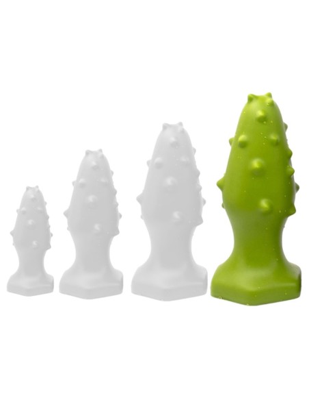 Plug silicone Monster Spike XL 16 x 6.5cm Vert Plug silicone Monster Spike XL 16 x 6.5cm Vert