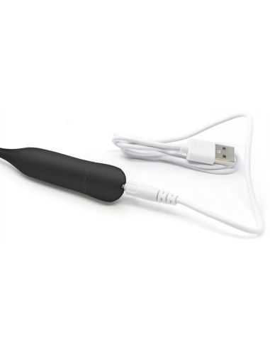 Tige d'urètre vibrante silicone Tigly 35cm - Diamètre 5mm
