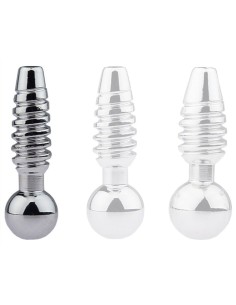 Plug pénis percé Screw 2.5cm - Diamètre 8mm