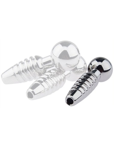 Plug pénis percé Screw 2.5cm - Diamètre 8mm