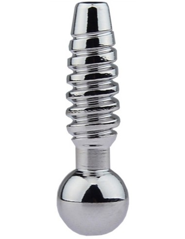 Plug pénis percé Screw 2.5cm - Diamètre 8mm