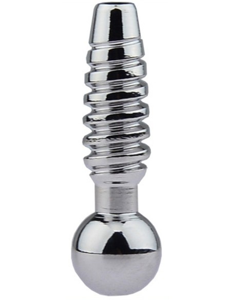 Plug pénis percé Screw 2.5cm - Diamètre 8mm