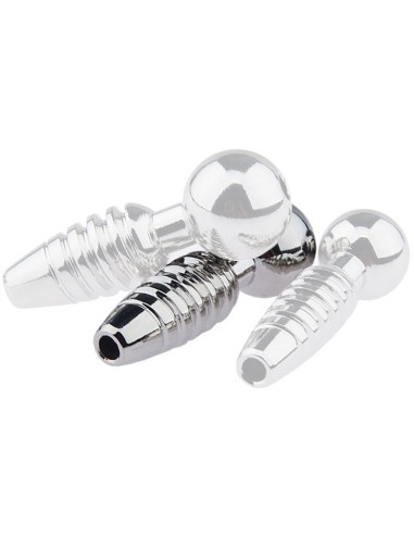 Plug pénis percé Screw M 2.5cm - Diamètre 9mm