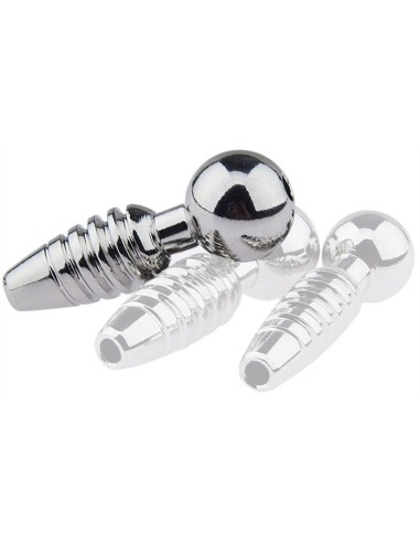 Plug pénis percé Screw L 2.5cm - Diamètre 10mm