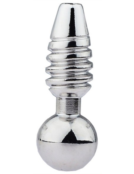 Plug pénis percé Screw L 2.5cm - Diamètre 10mm