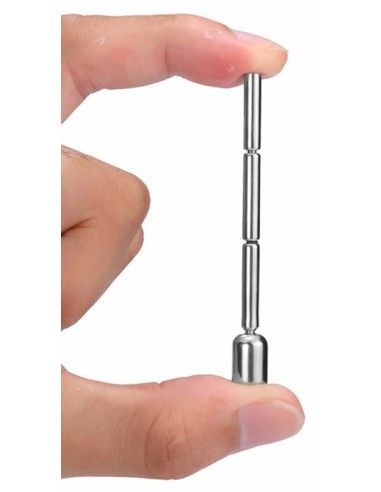 Bijou d'urètre Thin Diamond 6cm - Diamètre 4mm Bleu