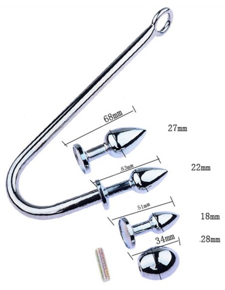 Crochet anal HOOK MULTI 26cm