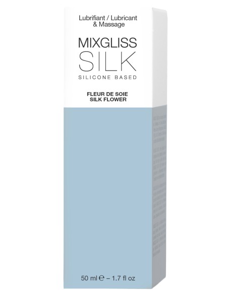 Lubrifiant silicone MixGliss Silk - Fleur de soie 50ml Lubrifiant silicone MixGliss Silk - Fleur de soie 50ml