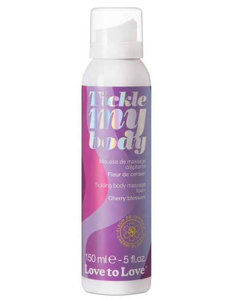 Mousse de massage crépitante Tickle My Body Fleur de Cerisier 150ml