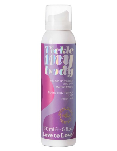 Mousse de massage crépitante Tickle My Body Menthe 150ml