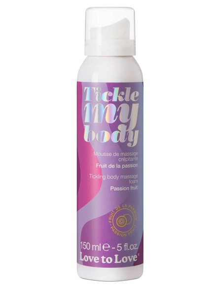 Mousse de massage crépitante Tickle My Body Fruits de la Passion 150ml