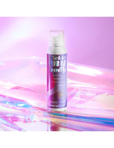 Mousse de massage crépitante Tickle My Body Fruits de la Passion 150ml