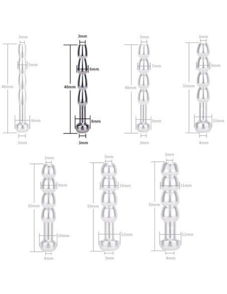 Plug Urètre percé Cock Top M 4.5cm - Diamètre 6mm