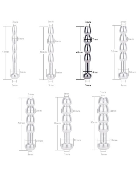 Plug Urètre percé Cock Top L 4.5cm - Diamètre 7mm