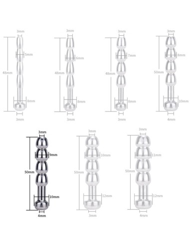 Plug urètre percé Cock Top XXL 4.5cm - Diamètre 9mm