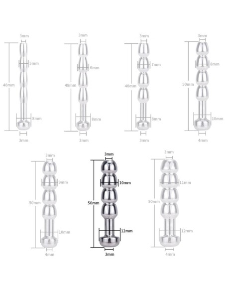 Plug Urètre percé Cock Top Mega 4.5cm - Diamètre 10mm