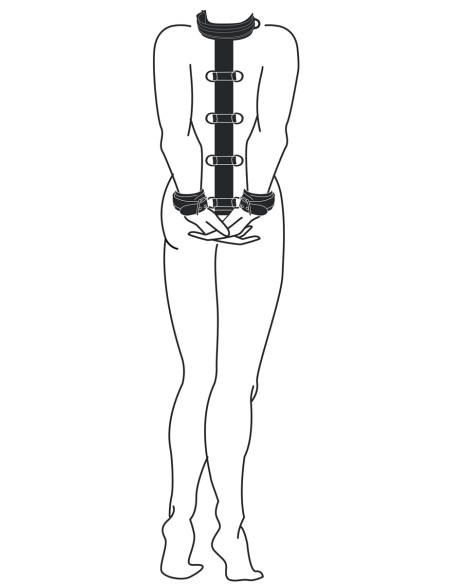 Collier et menottes Restraint Set Simili Collier et menottes Restraint Set Simili
