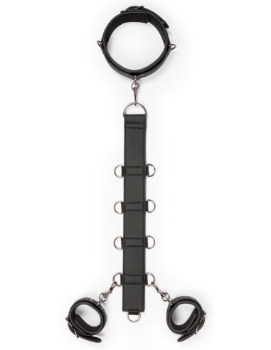 Collier et menottes Restraint Set Simili