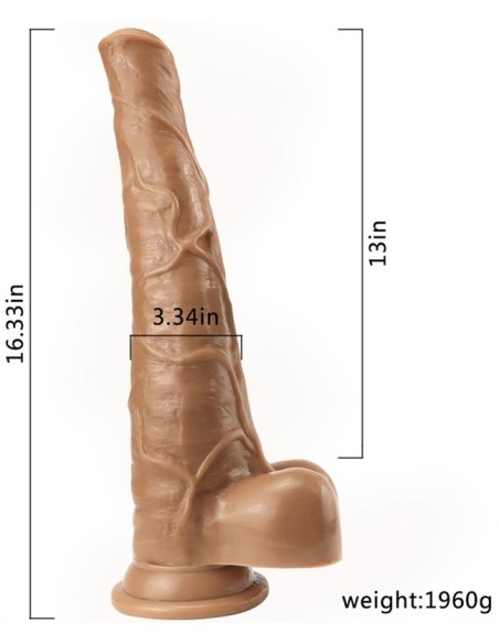 Gode StudHorse 32 x8cm Marron Gode StudHorse 32 x8cm Marron