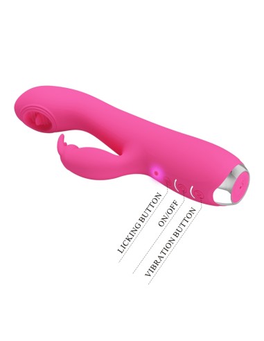 Vibro Rabbit Licking Rachel 11 x 3.5cm