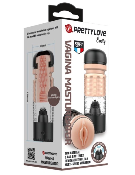 Masturbateur automatique Emily Pussy Noir - Masturbateurs Automatiques - 2