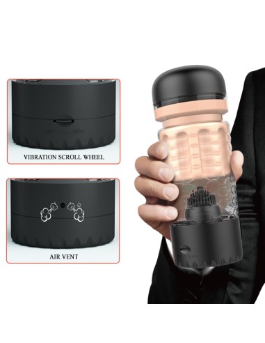 Masturbateur automatique Emily Pussy Noir - Masturbateurs Automatiques - 14