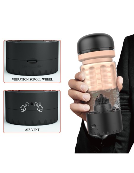 Masturbateur automatique Emily Pussy Noir - Masturbateurs Automatiques - 14