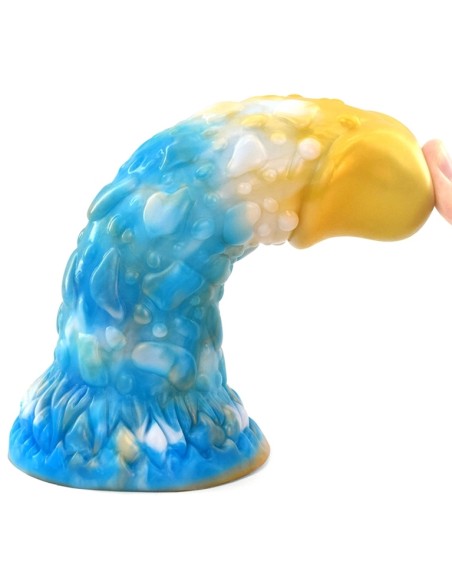 Gode Toadyk 17 x 6cm Doré-Bleu Gode Toadyk 17 x 6cm Doré-Bleu